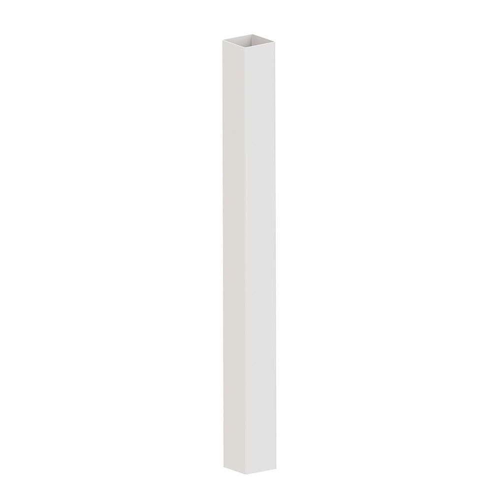 4-in x 4-in x 4-ft White Vinyl Deck Post Sleeve