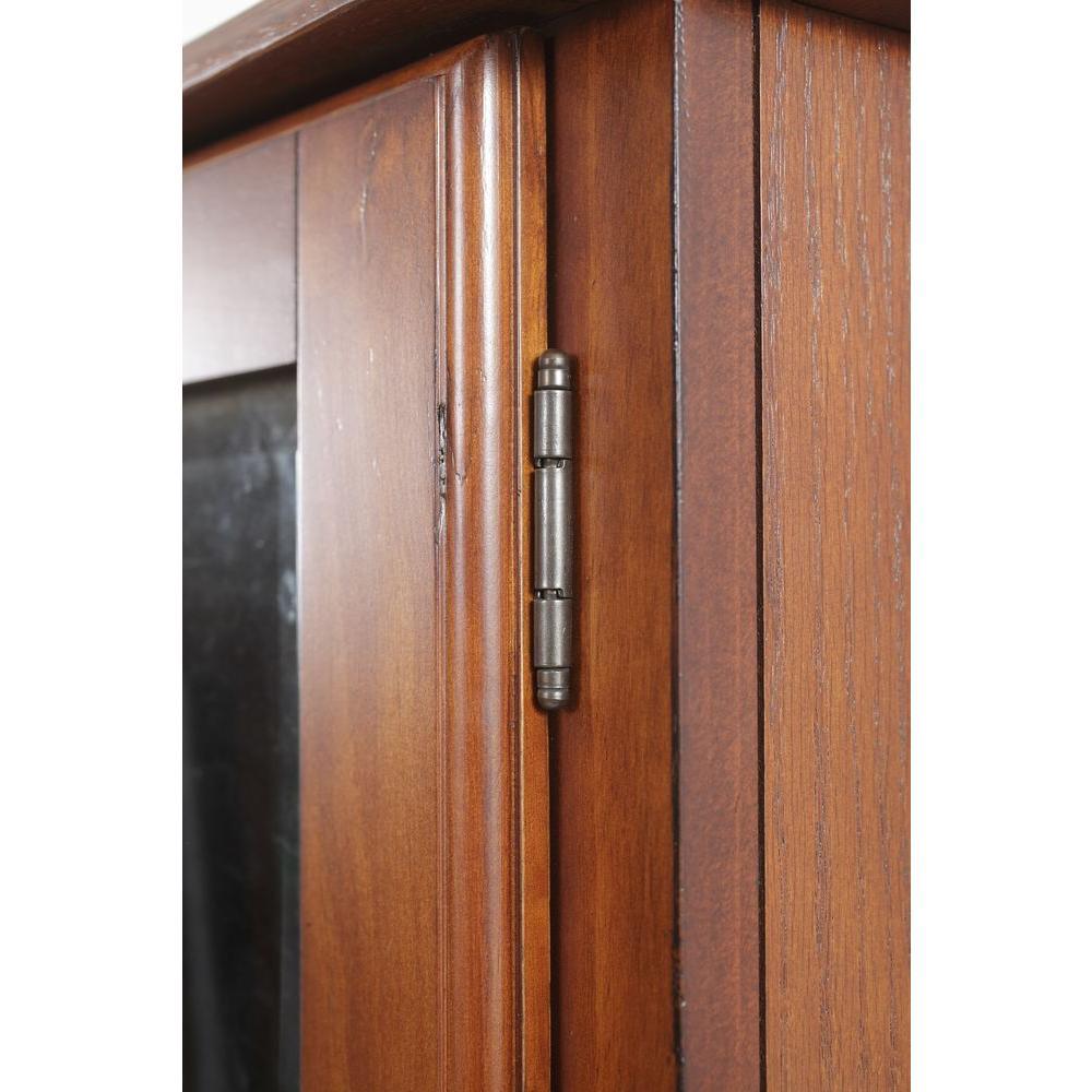 8 Gun Key Locking Gun Cabinet in Brown - Super Arbor