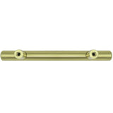 Laurey Melrose 3-in (76mm) Center to Center Satin Brass Cylindrical Bar Drawer Pull