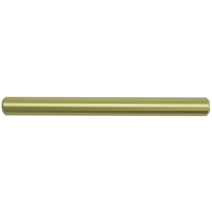 Laurey Melrose 3-in (76mm) Center to Center Satin Brass Cylindrical Bar Drawer Pull
