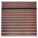 Infinity Euro 6-ft H x 6-ft W Black Rose Privacy Composite Fence Panel