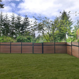 Infinity Euro 6-ft H x 6-ft W King Cedar Privacy Composite Fence Panel