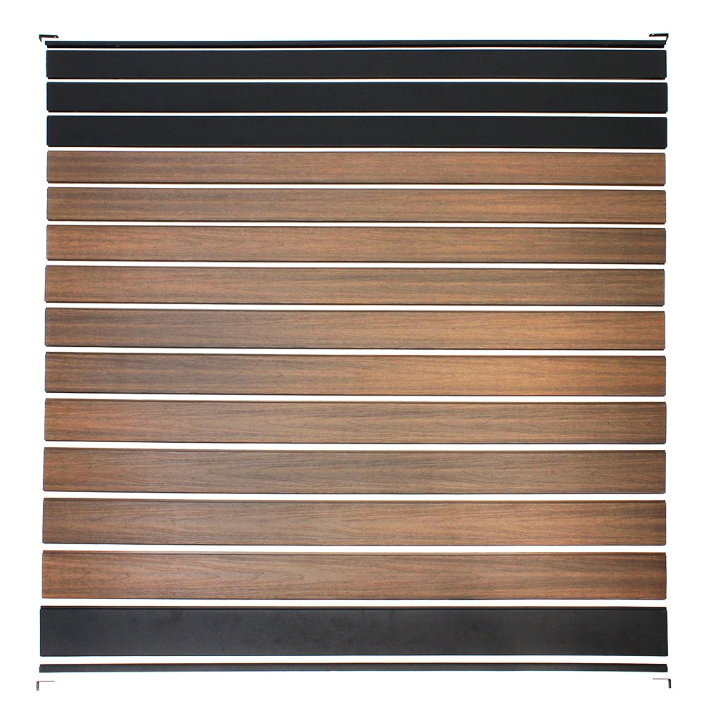 Infinity Euro 6-ft H x 6-ft W King Cedar Privacy Composite Fence Panel