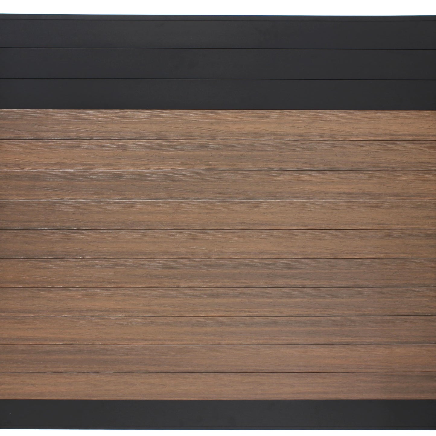 Infinity Euro 5"H x 71"W 5/8-in 6-ft H Black Aluminum Composite Fence Picket