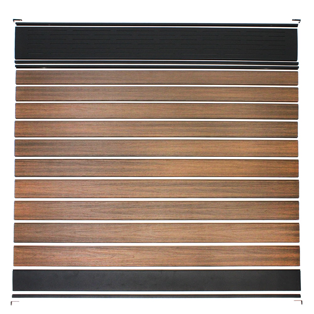 Infinity Euro 6-ft H x 6-ft W King Cedar Privacy Composite Fence Panel