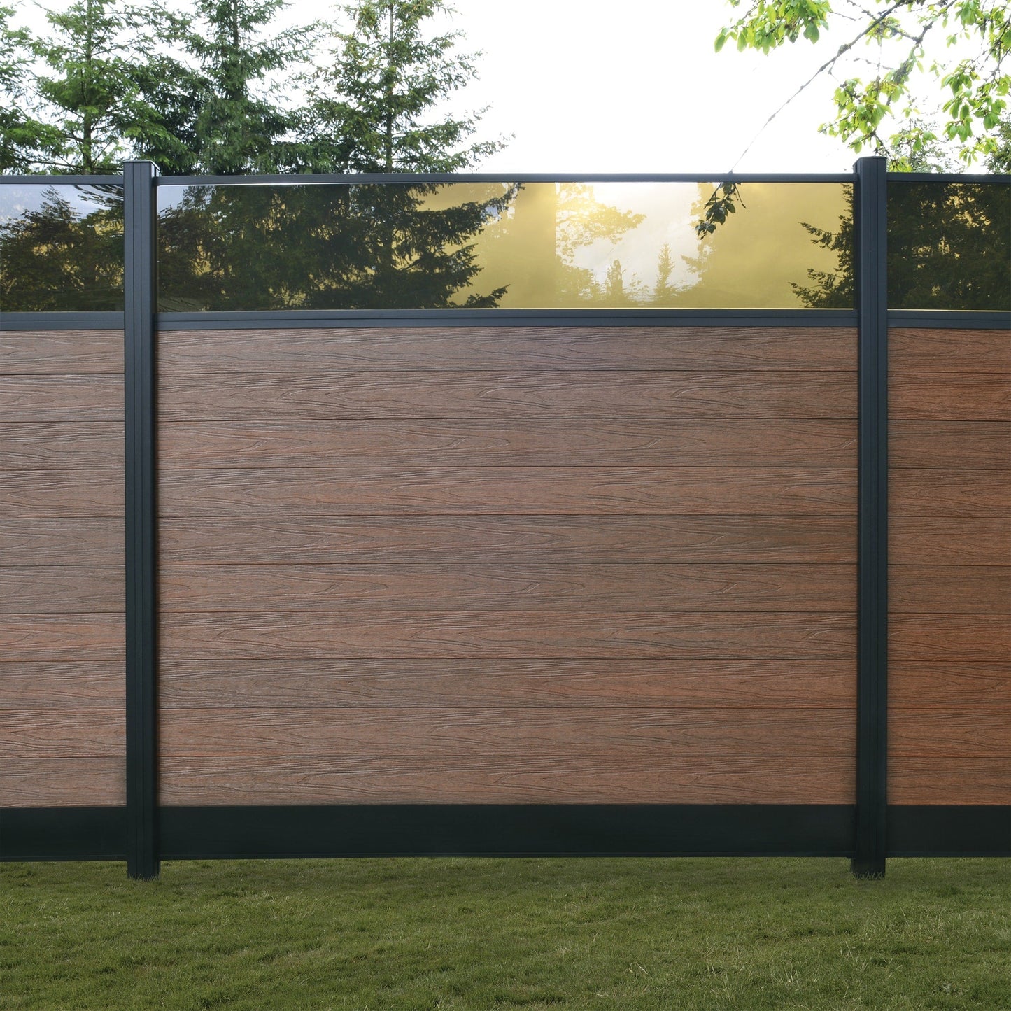 Infinity Euro Euro Fence 6-ft H King Cedar Composite Fence Picket