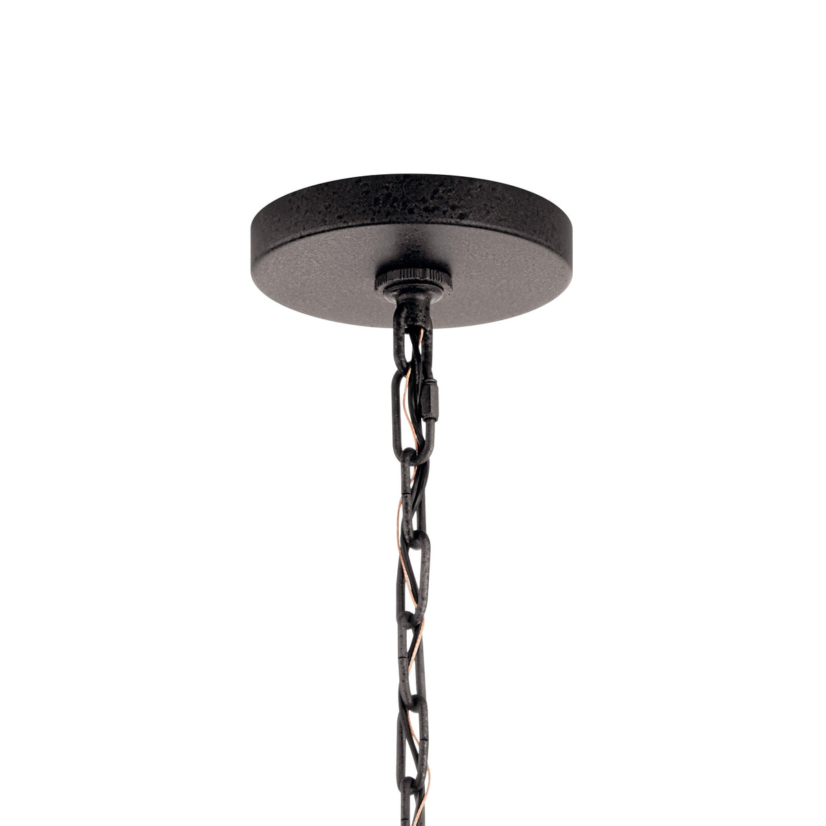 Kichler Barrington 5-Light Distressed Gray Rustic Chandelier