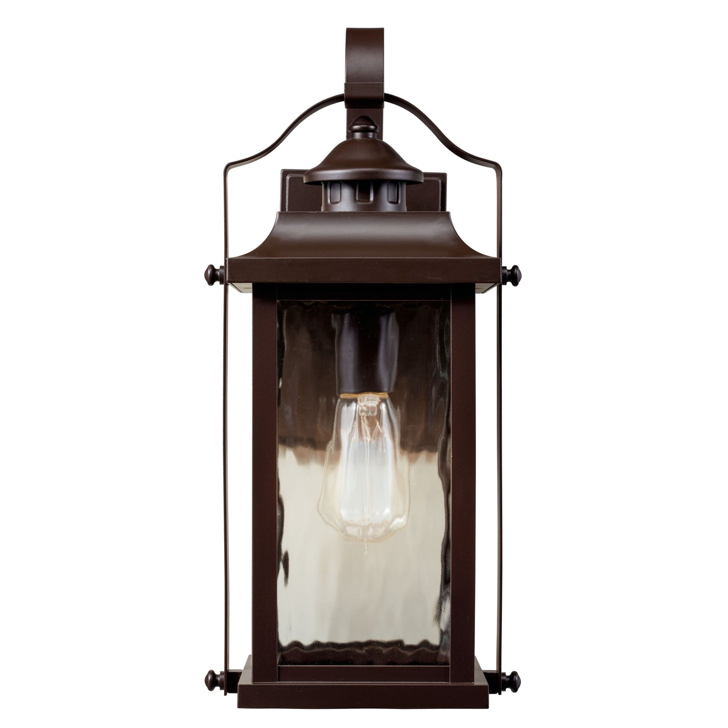 Kichler Linford 17.25-in H Olde Bronze Outdoor Wall Lantern, Medium Base (E-26)