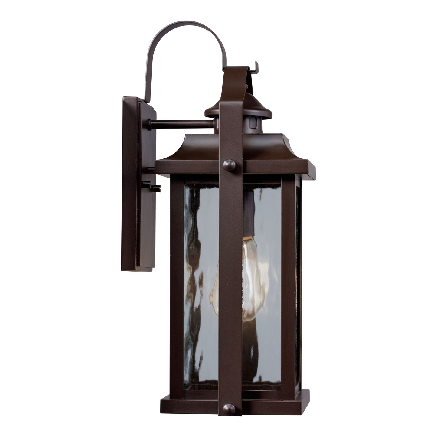 Kichler Linford 17.25-in H Olde Bronze Outdoor Wall Lantern, Medium Base (E-26)