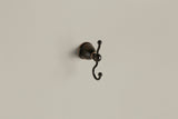 Moen Caldwell Double Hook Mediterranean Bronze Towel Hook, Wall-Mount