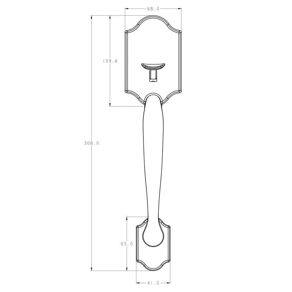 Electronic Door Handleset - Super Arbor