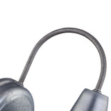 Portfolio Ellicott 10.75-in H Galvanized Dark Sky E26 Outdoor Wall Light