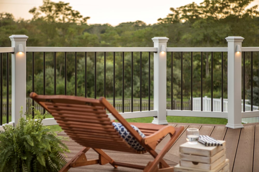 Trex 4-in x 4-in Enhance Classic White Composite Deck Post Cap