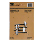 VT Dimensions Silver Laminate Countertop Miter Bolt Kit