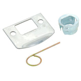 Accent Satin Nickel Passage Hall/Closet Door Lever with Camelot Trim - Super Arbor