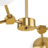 Progress Lighting Haas 4-Light Brushed Bronze Mid-century Chandelier