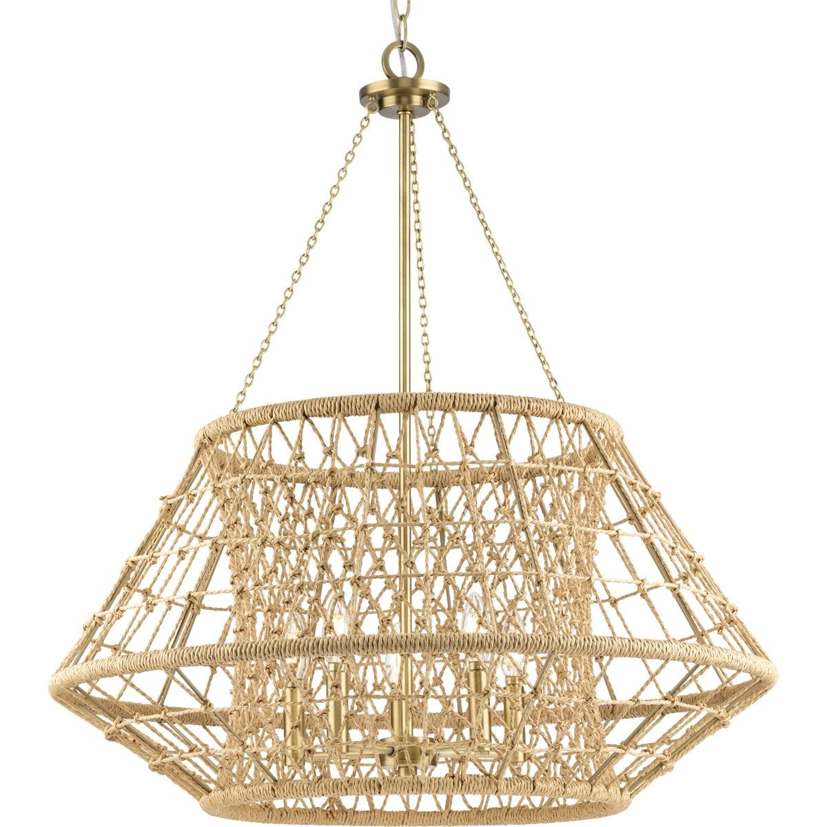 Progress Lighting Laila 5-Light Coastal Chandelier