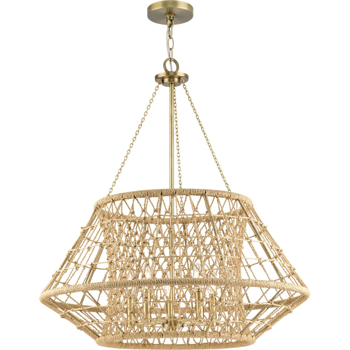 Progress Lighting Laila 5-Light Coastal Chandelier
