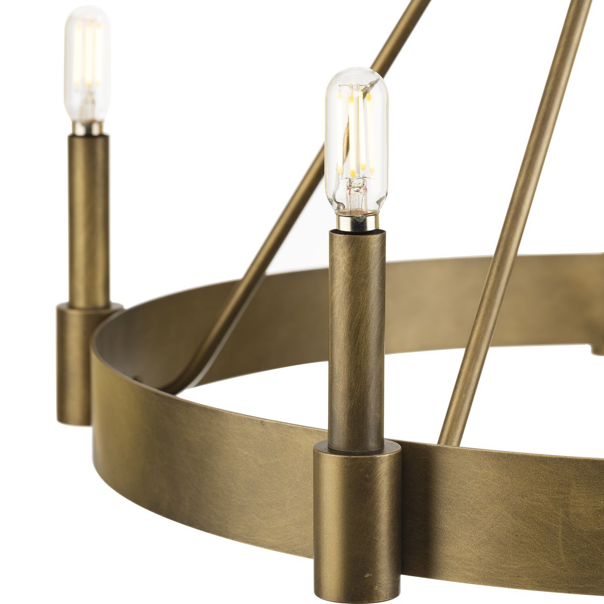 Progress Lighting Breckenridge 8-Light Bronze Farmhouse Chandelier