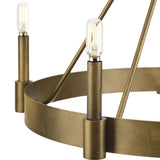 Progress Lighting Breckenridge 8-Light Bronze Farmhouse Chandelier
