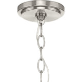 Progress Lighting Gilliam 6-Light Brushed Nickel Farmhouse Chandelier