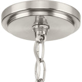 Progress Lighting Gilliam 9-Light Brushed Nickel Farmhouse Chandelier