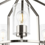 Progress Lighting Goodwin 5-Light Brushed Nickel Farmhouse Chandelier