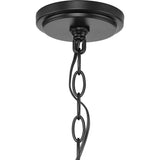 Progress Lighting Gilliam 9-Light Matte Black Farmhouse Chandelier
