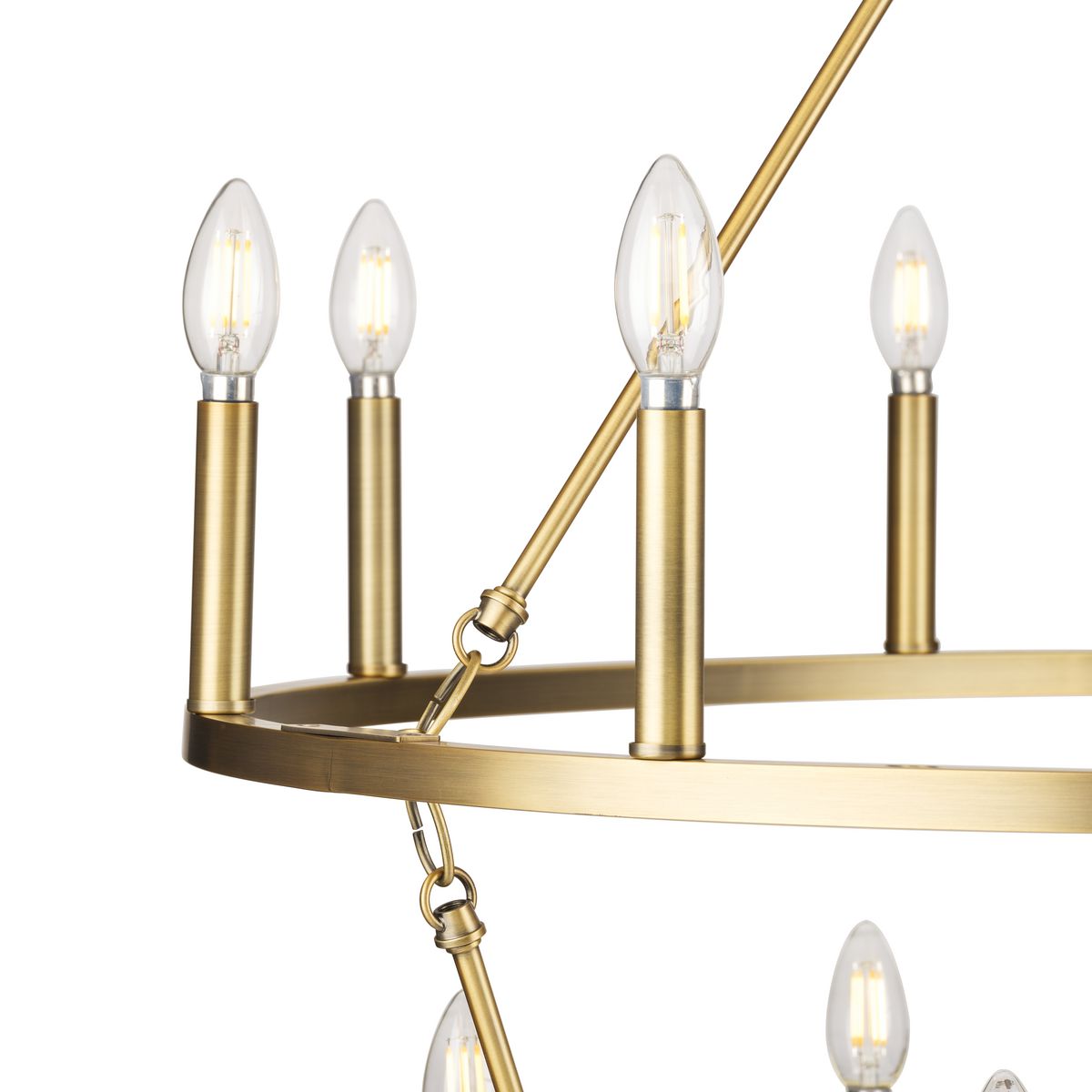 Progress Lighting Gilliam 15-Light Farmhouse Chandelier