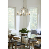Progress Lighting Goodwin 5-Light Brushed Nickel Farmhouse Chandelier