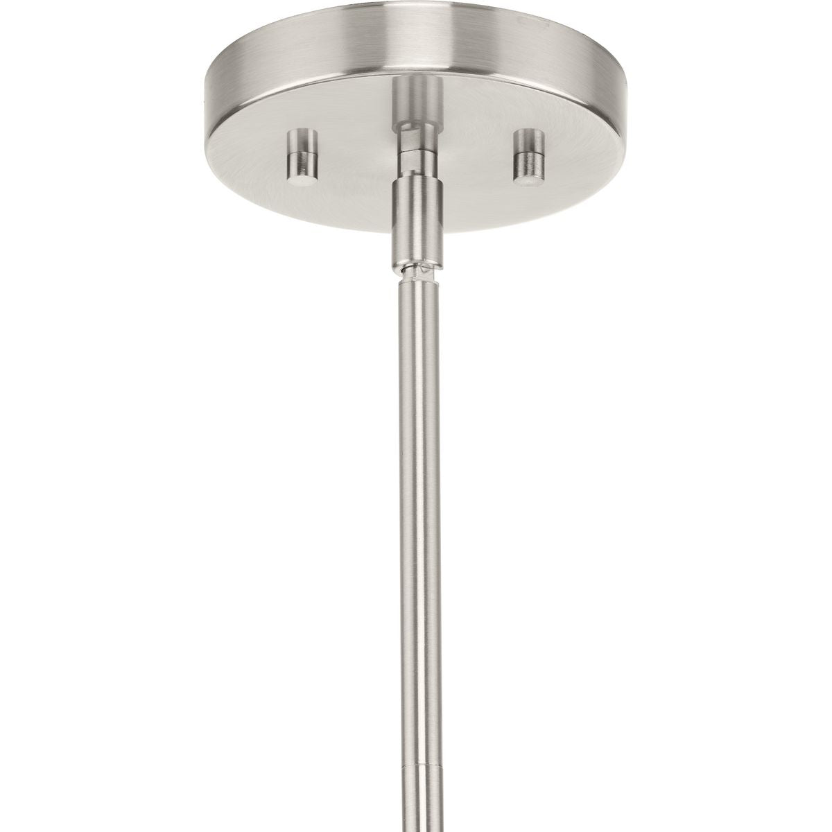 Progress Lighting Haas 4-Light Brushed Nickel Mid-century Chandelier