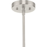 Progress Lighting Haas 4-Light Brushed Nickel Mid-century Chandelier