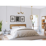 Progress Lighting Atwell 5-Light Brushed Bronze Mid-century Chandelier