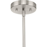 Progress Lighting Atwell 5-Light Brushed Nickel Mid-century Chandelier