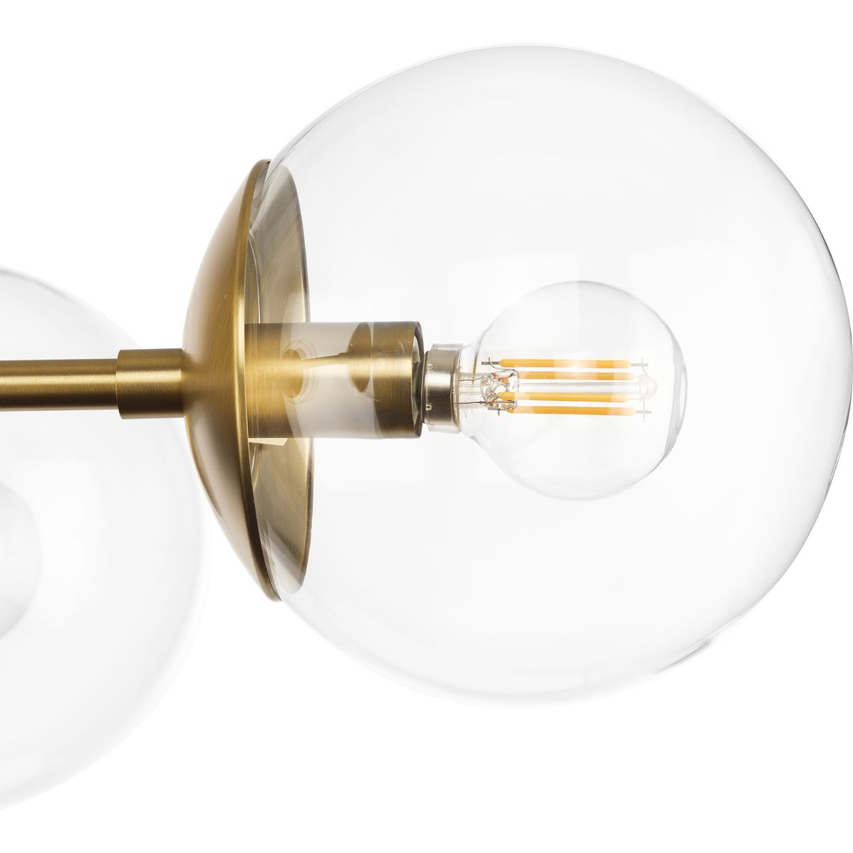 Progress Lighting Atwell 5-Light Brushed Bronze Mid-century Chandelier