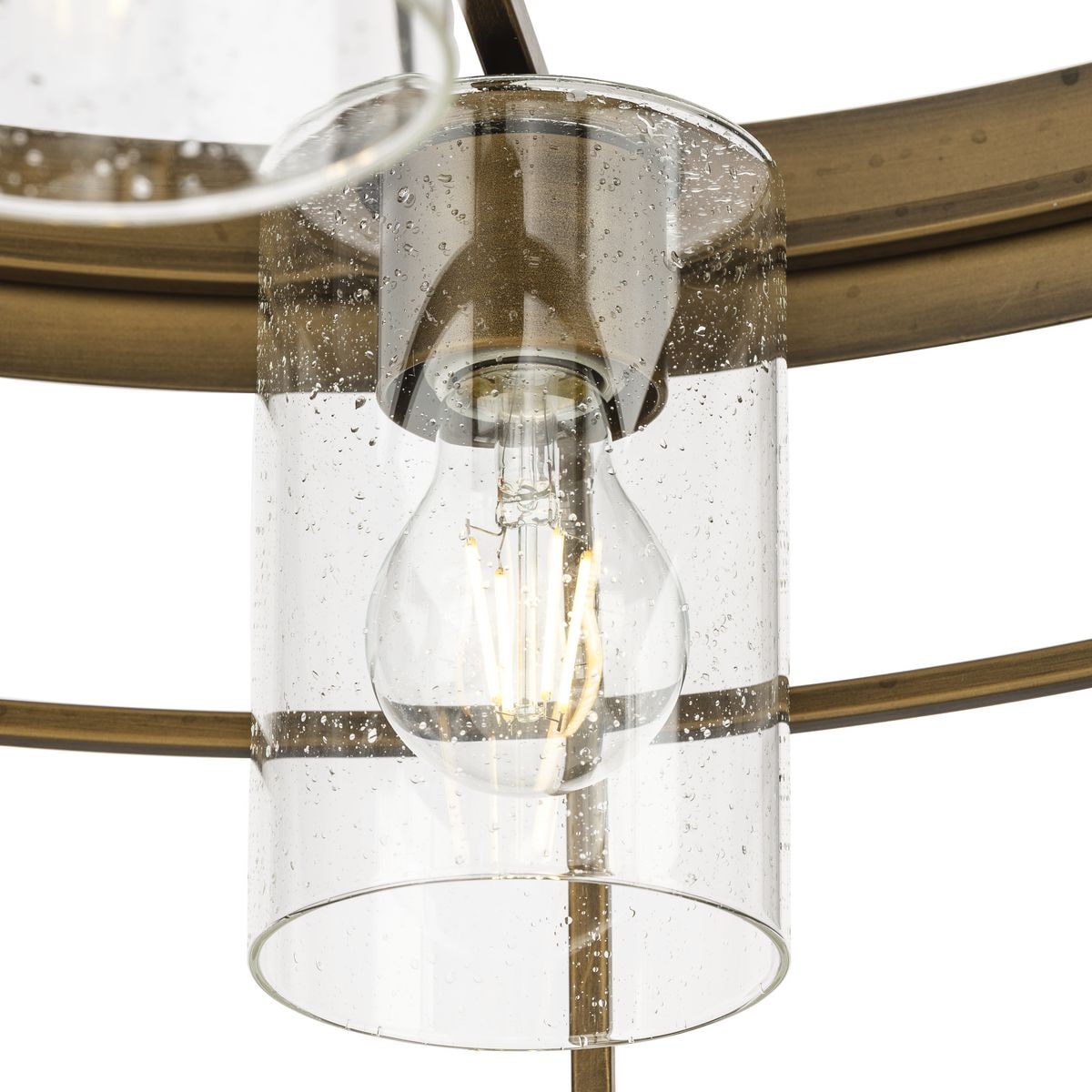 Progress Lighting Burgess 4-Light Bronze Craftsman Chandelier