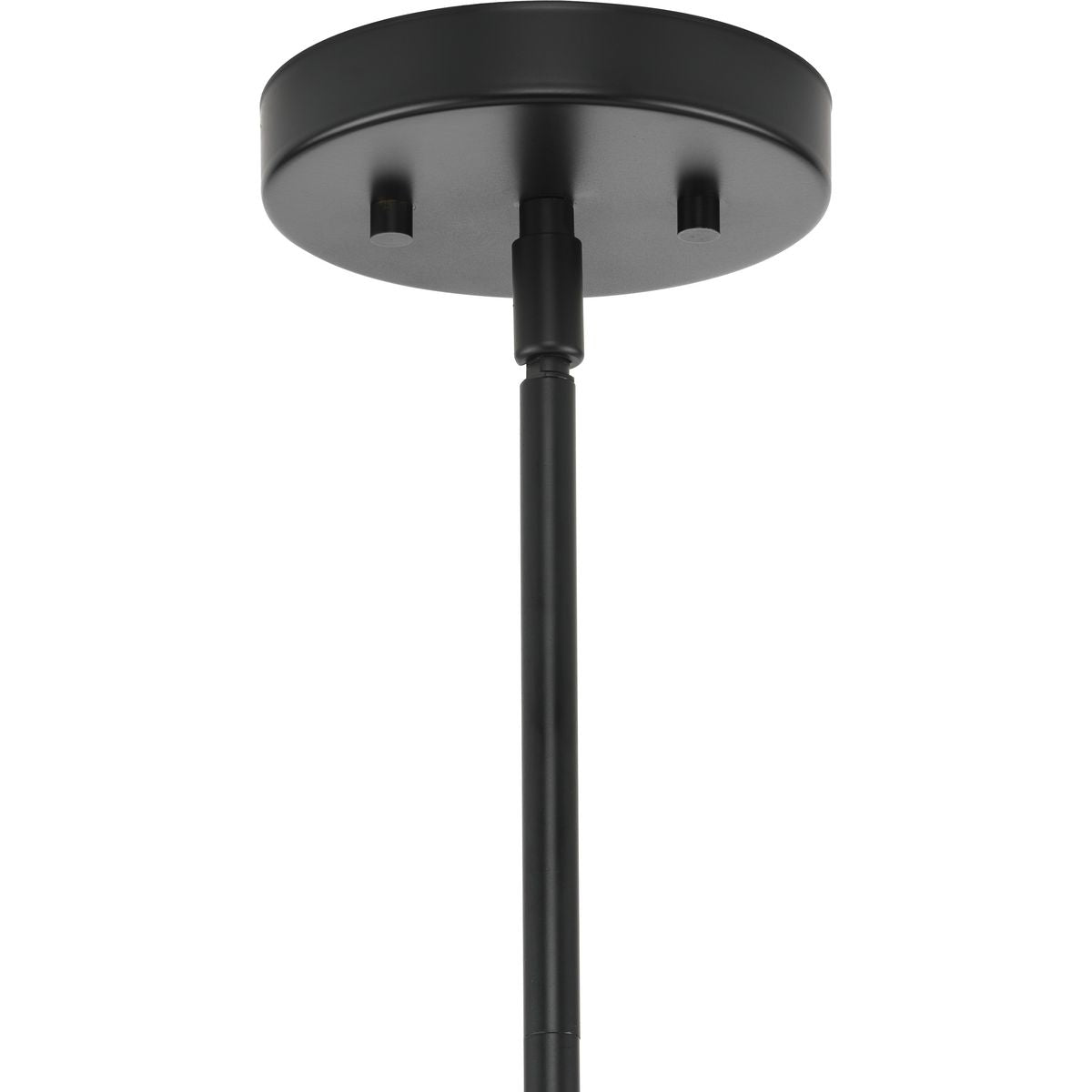 Progress Lighting Haas 6-Light Matte Black Mid-century Chandelier