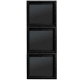Redi Niche 16 in. x 42 in. Triple Shower Niche Set in Black - Super Arbor