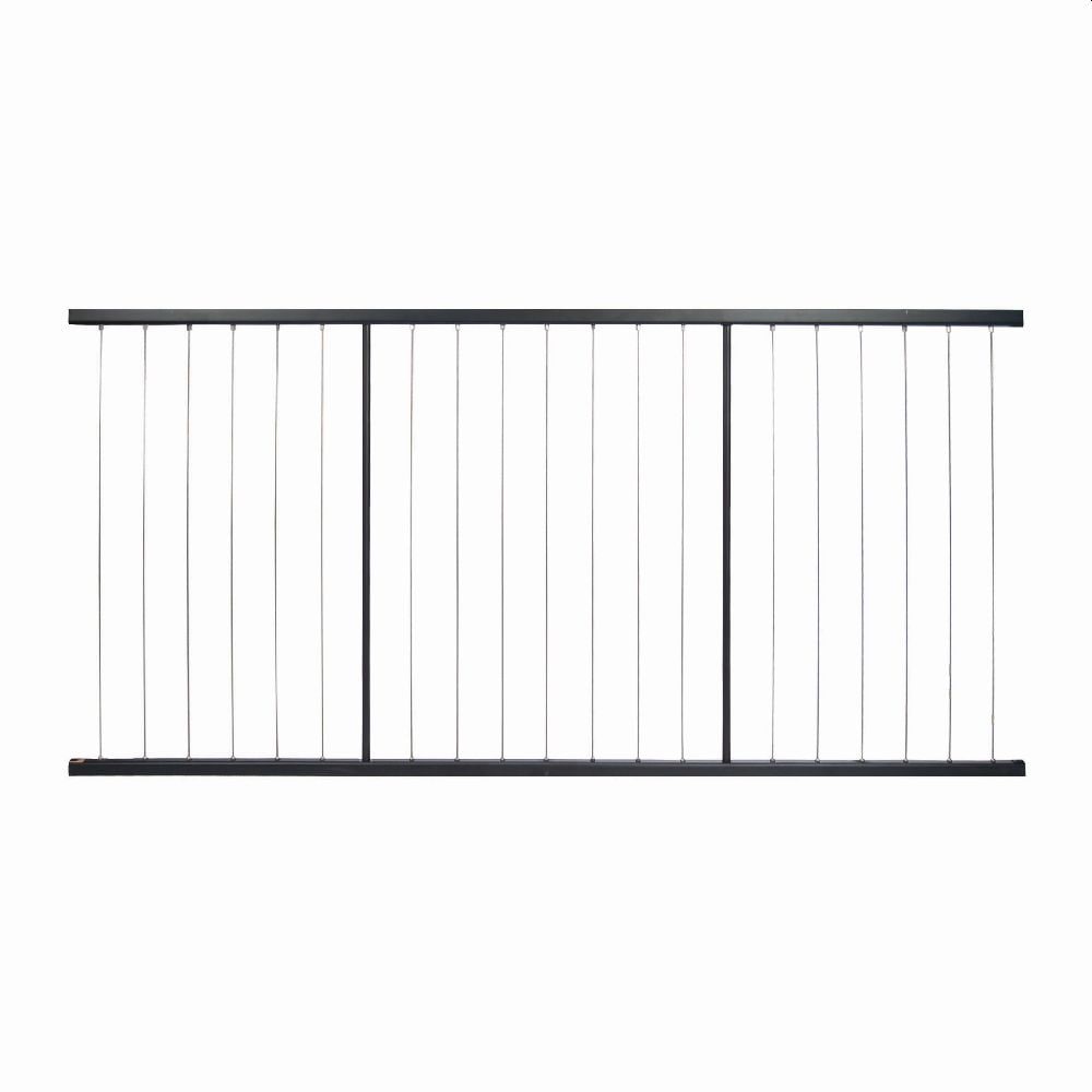 Fortress Building Products 8-ft x 34-in Black Steel Deck Cable Rail Kit