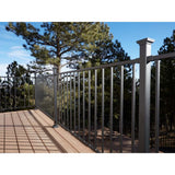 Fortress Building Products 24-ft x 34-in Black Sand Steel Deck Rail Kit