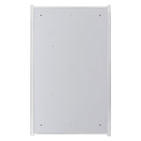 allen + roth Maximum Storage 15-in x 24-in Fog Free Surface Mount Silver Mirrored Soft Close Medicine Cabinet