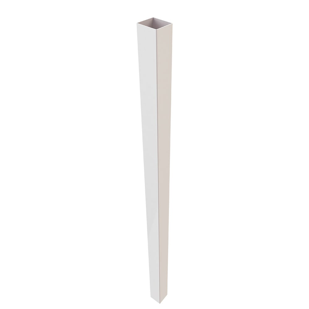 Freedom 9-ft H x 5-in W White Vinyl Blank Fence Post (Unassembled)
