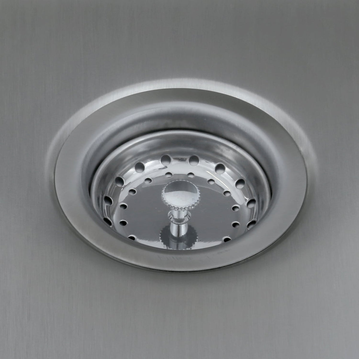 Presenza 24.1-in x 21.3-in Brushed Steel Utility Tub with Faucet