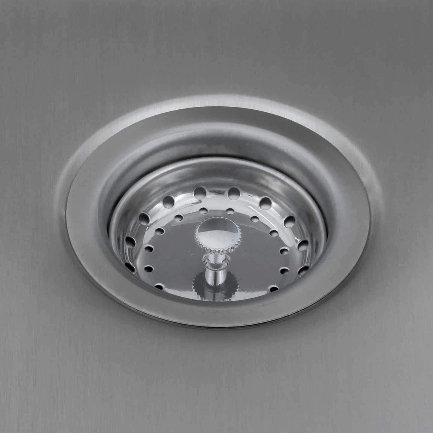 Presenza 24.1-in x 21.3-in Brushed Steel Utility Tub with Faucet