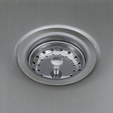 Presenza 24.1-in x 21.3-in Brushed Steel Utility Tub with Faucet
