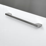 Presenza Brushed Steel Utility Tub with Faucet and Cabinet