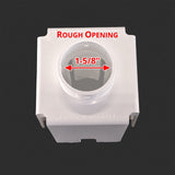 The Rook White PVC For Vinyl Fence 2-Pack