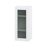 Hugo&Borg Lasalle 15-in W x 40-in H x 14-in D Bright White Slab Wall Fully Assembled Cabinet (Flat Panel Slab Door Style)