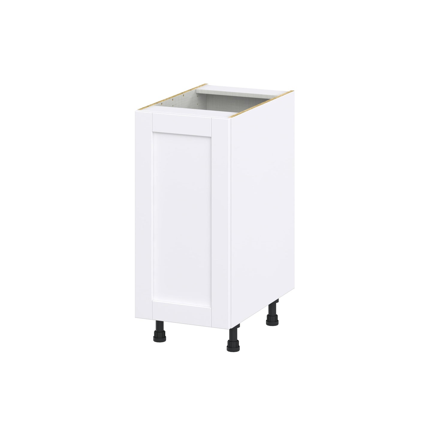 Hugo&Borg Rosemont 15-in W x 34.5-in H x 24-in D Glacier White 3-Drawers Base Fully Assembled Cabinet (Flat Panel Shaker Style)