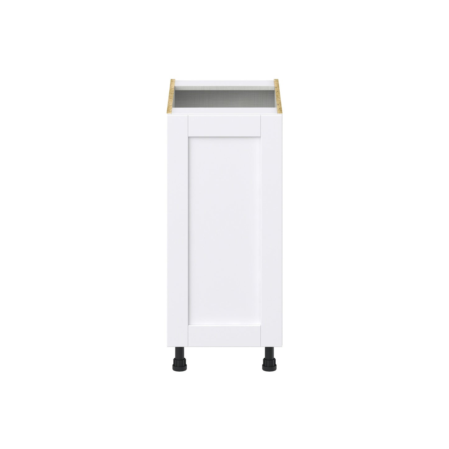 Hugo&Borg Rosemont 15-in W x 34.5-in H x 24-in D Glacier White 3-Drawers Base Fully Assembled Cabinet (Flat Panel Shaker Style)